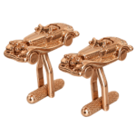 golden cabriolet cufflinks