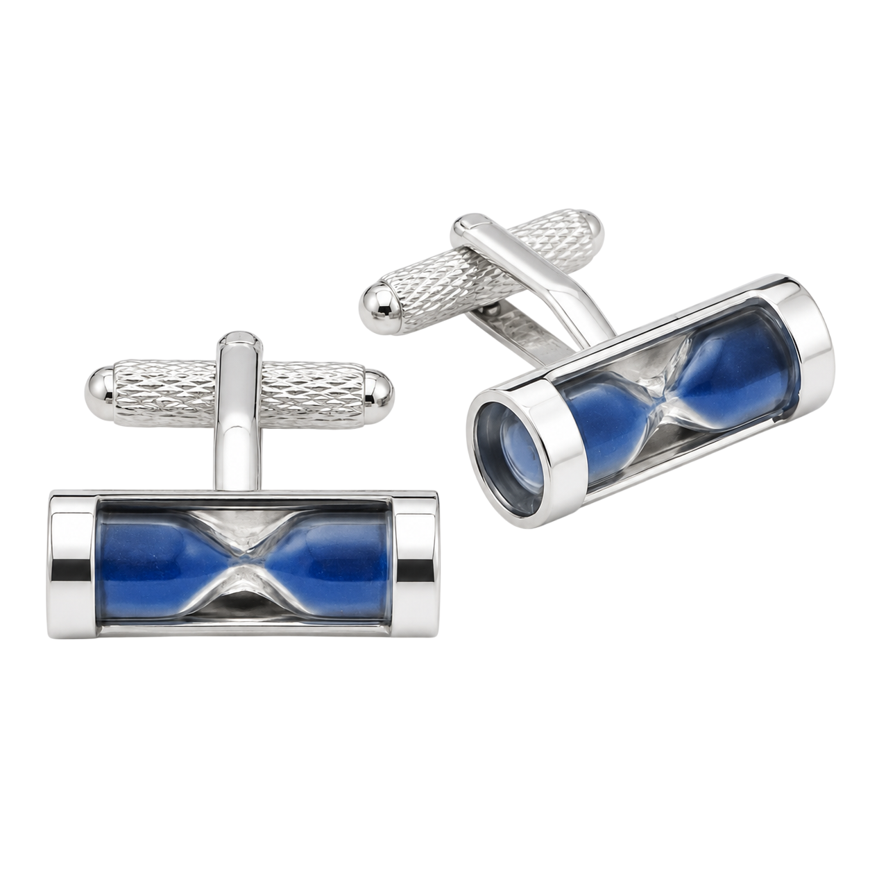 sand timer cufflinks