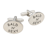 bald and sexy cufflinks