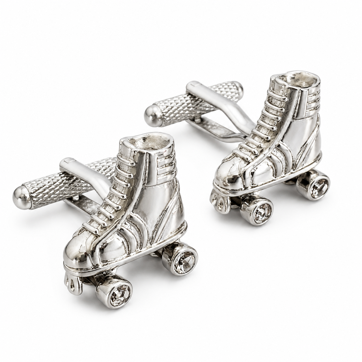 roller skate cufflinks