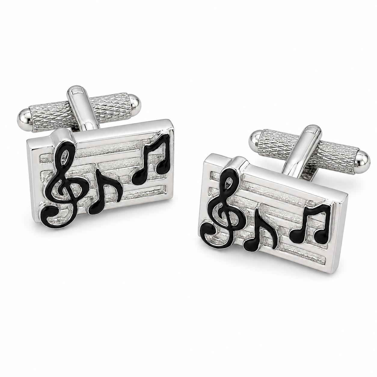 musical notes cufflinks