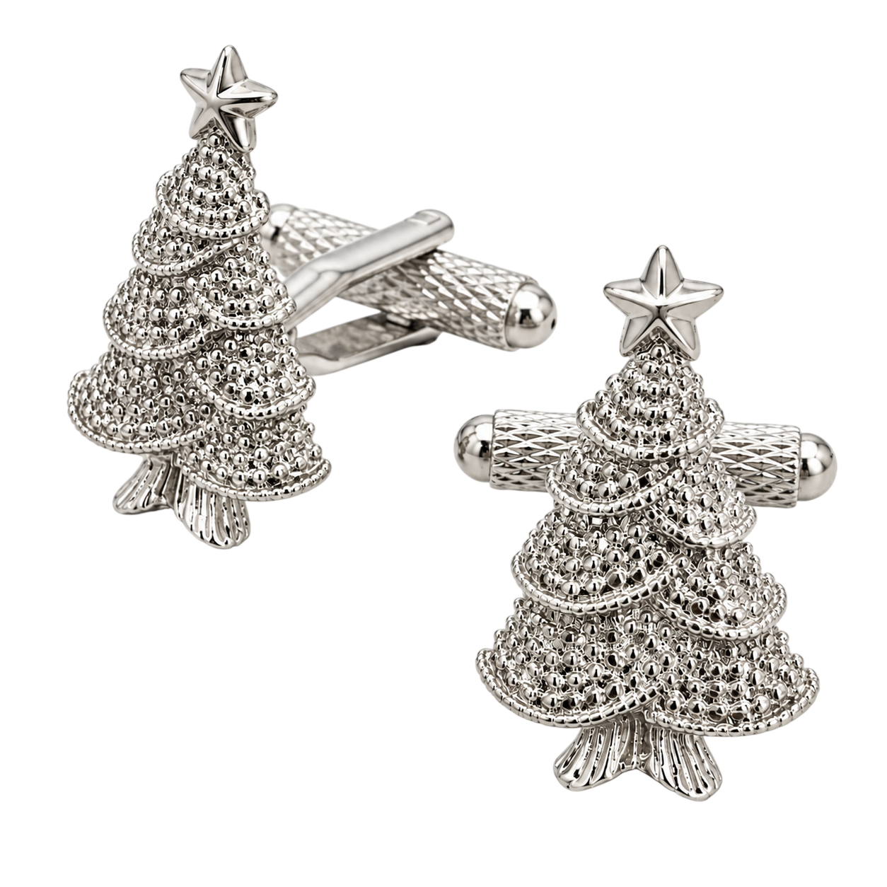 christmas tree cufflinks