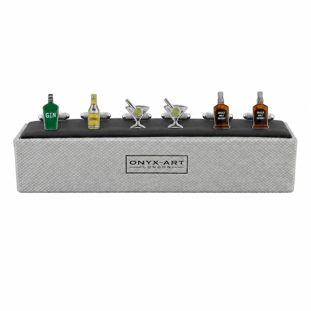 bar drinks cufflinks (3-set)