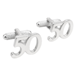 '50' cufflinks