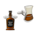 whisky cufflinks