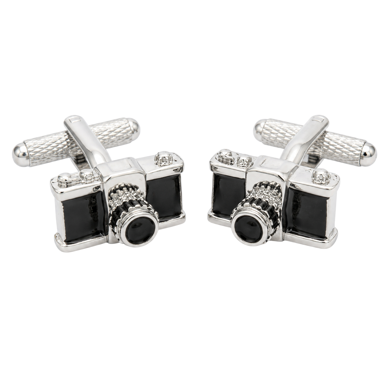 retro camera cufflinks