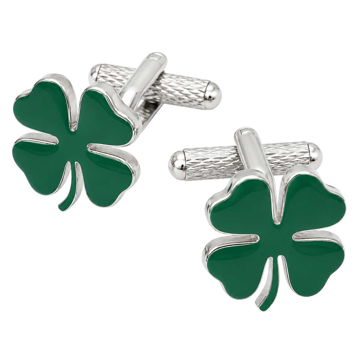 four leaf clover cufflinks