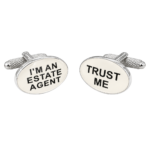 estate agent cufflinks
