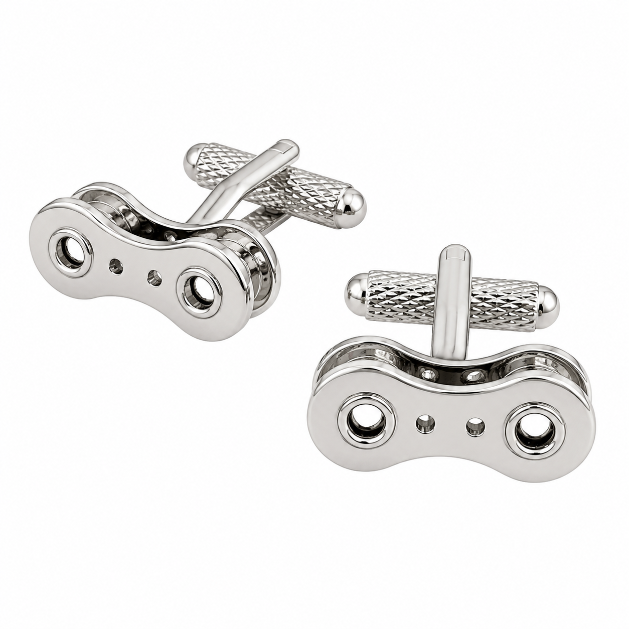 bike chain cufflinks