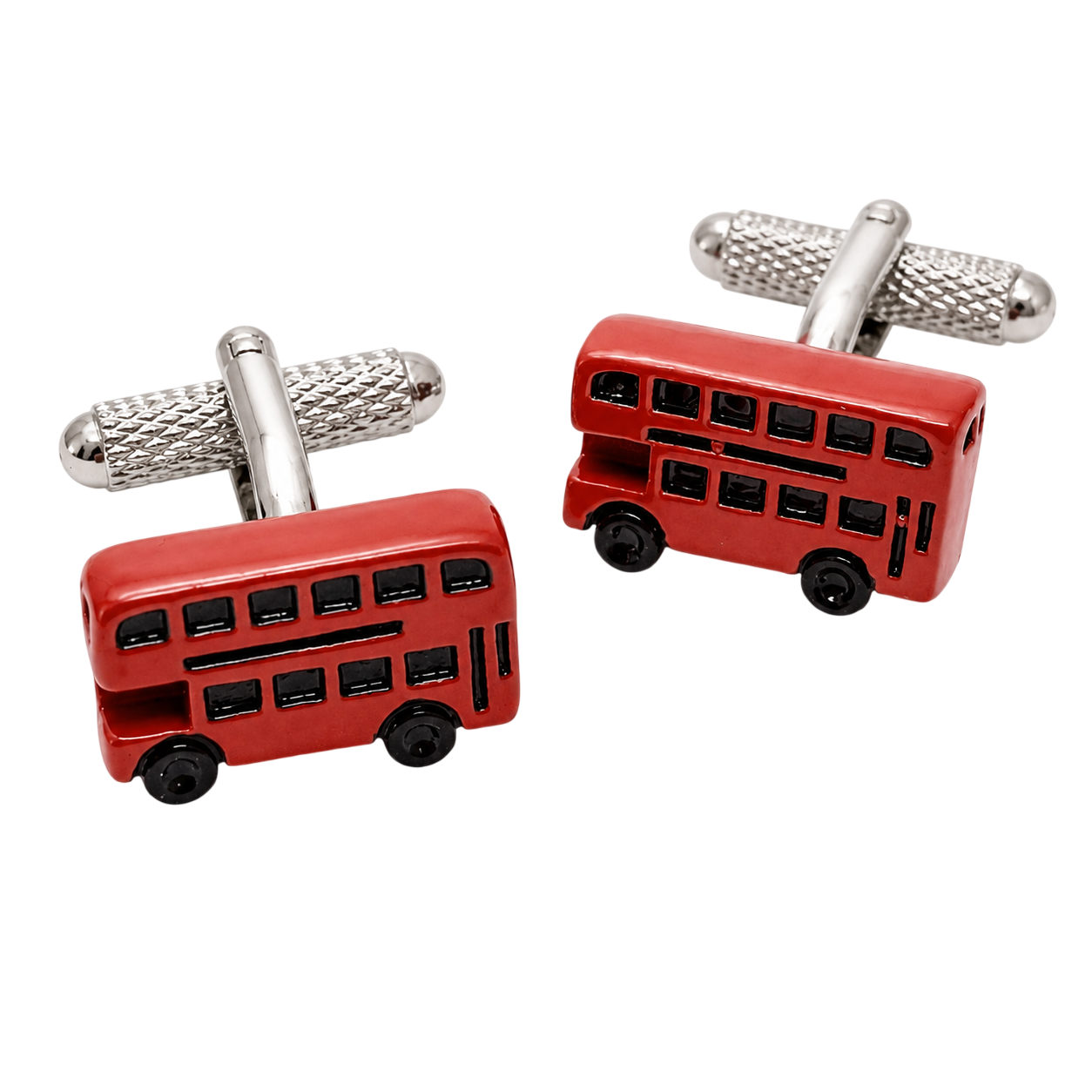 red london bus cufflinks