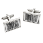 barcode cufflinks