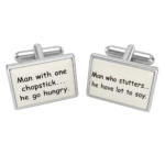 Chinese Proverbs 5 Cufflinks