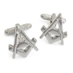 Compass & Square Masonic Cufflinks