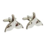 Whale Tail Cufflinks