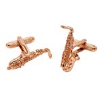 Saxophone (Rose Gold) Cufflinks