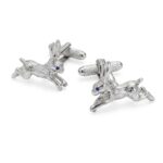 Hare With Crystal Eyes Cufflinks