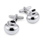 Curling Stone Cufflinks