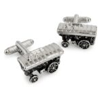Vintage Traction Engine Cufflinks