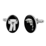 Barrister's Wig & Collar Cufflinks