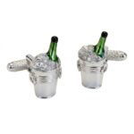 Ice Bucket Champagne Cufflinks