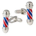 Barber Shop Pole Cufflinks
