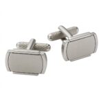Silver Rectangle Cufflinks