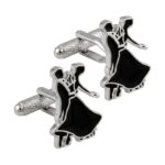 Come Dancing Silhouette Cufflinks