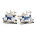 The Armada Sailing Ship Cufflinks