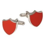 Red Shield / Crest Cufflinks