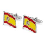 Spain Flag (Wavy) Cufflinks