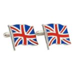 Union Jack Flag (Wavy) Cufflinks