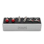 Cricket Cufflinks (3-Pair Set)