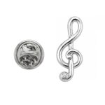 Treble Clef Lapel Pin