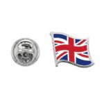 Union Jack Flag Lapel Pin