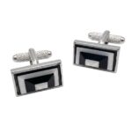 M-O-P Rectangle Cufflinks