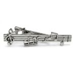 Music Notes & Treble Clef Tie Clip