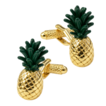 Golden Pineapple Cufflinks