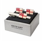 Royal Navy Ensign Tie Bar & Cufflinks Set