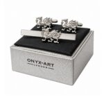 Welsh Dragon Tie Bar & Cufflinks Set