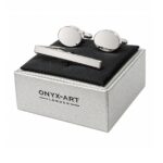 Oval - Tie Bar & Cufflinks Set