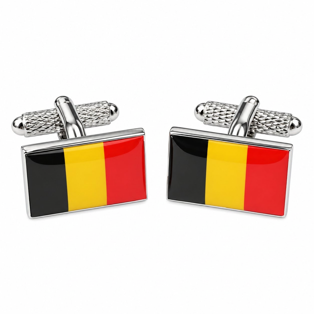 Belgium Flag Cufflinks - Image 1