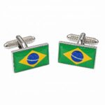 Brazil Flag Cufflinks