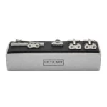 Bike Chain Cufflinks-Lapel Pin-Tie Bar Set
