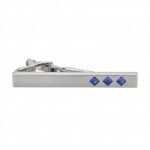 Blue Crystal Tie Bar