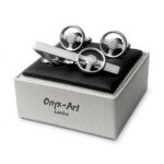 Steering Wheel Tie Bar & Cufflinks Set