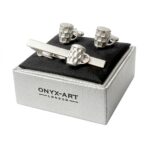 Beer Mug Tie Bar & Cufflinks Set