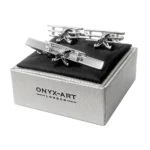 Triplane Tie Bar & Cufflinks Set