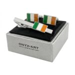 Flag of Ireland Tie Bar & Cufflinks Set