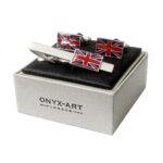Union Jack Tie Bar & Cufflinks Set
