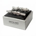 Violin Tie Bar & Cufflinks Set